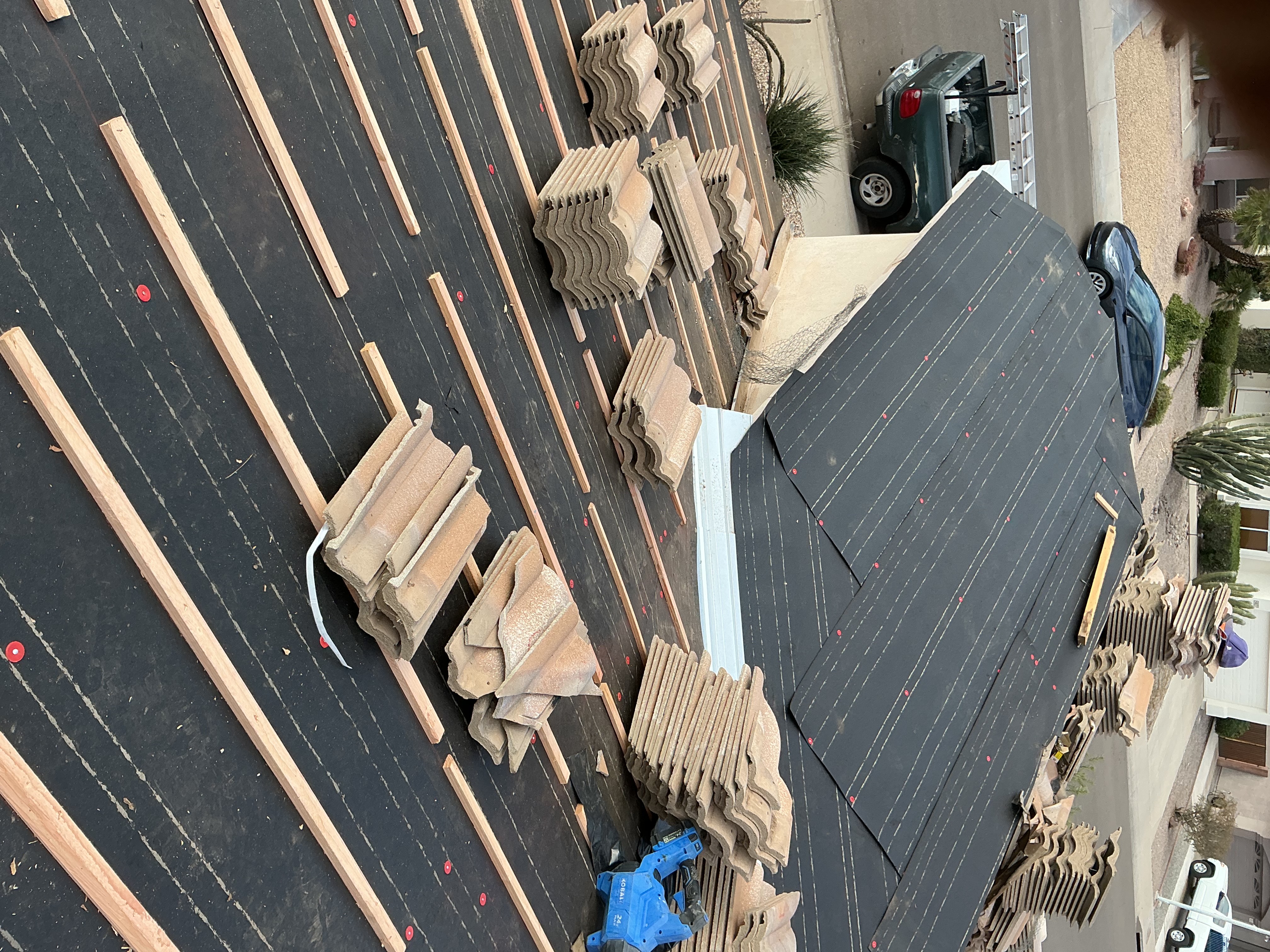 Residential roof project