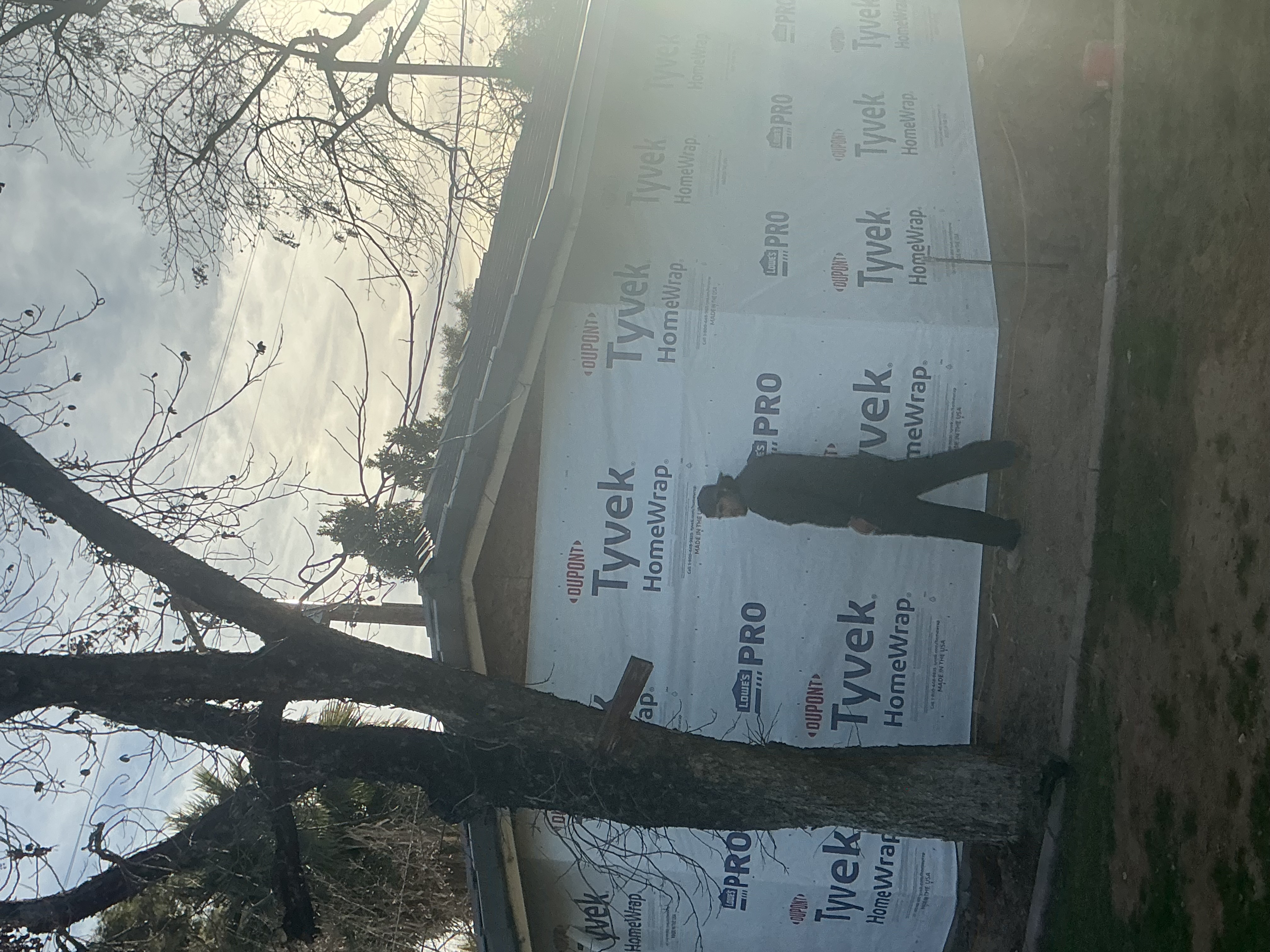 Casita construction with Tyvek HomeWrap