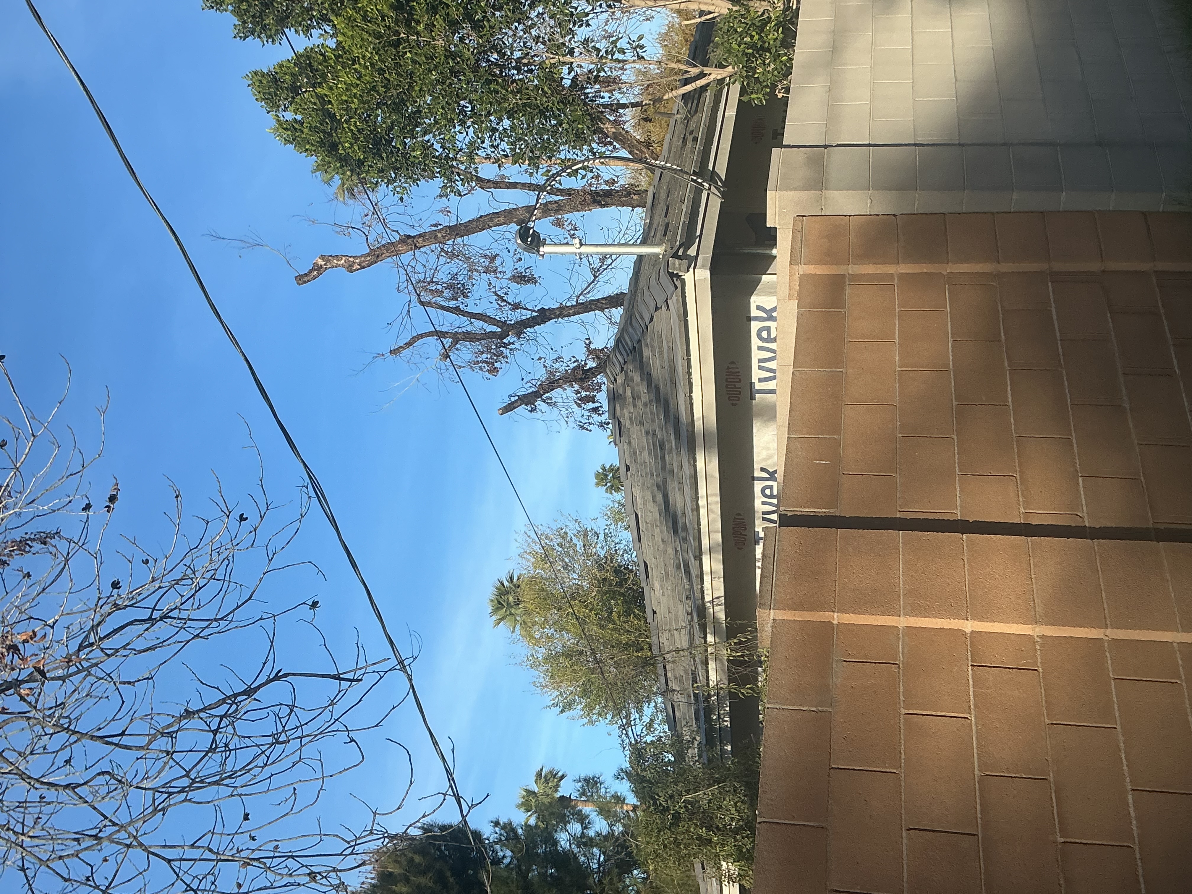 Completed casita with tile roof