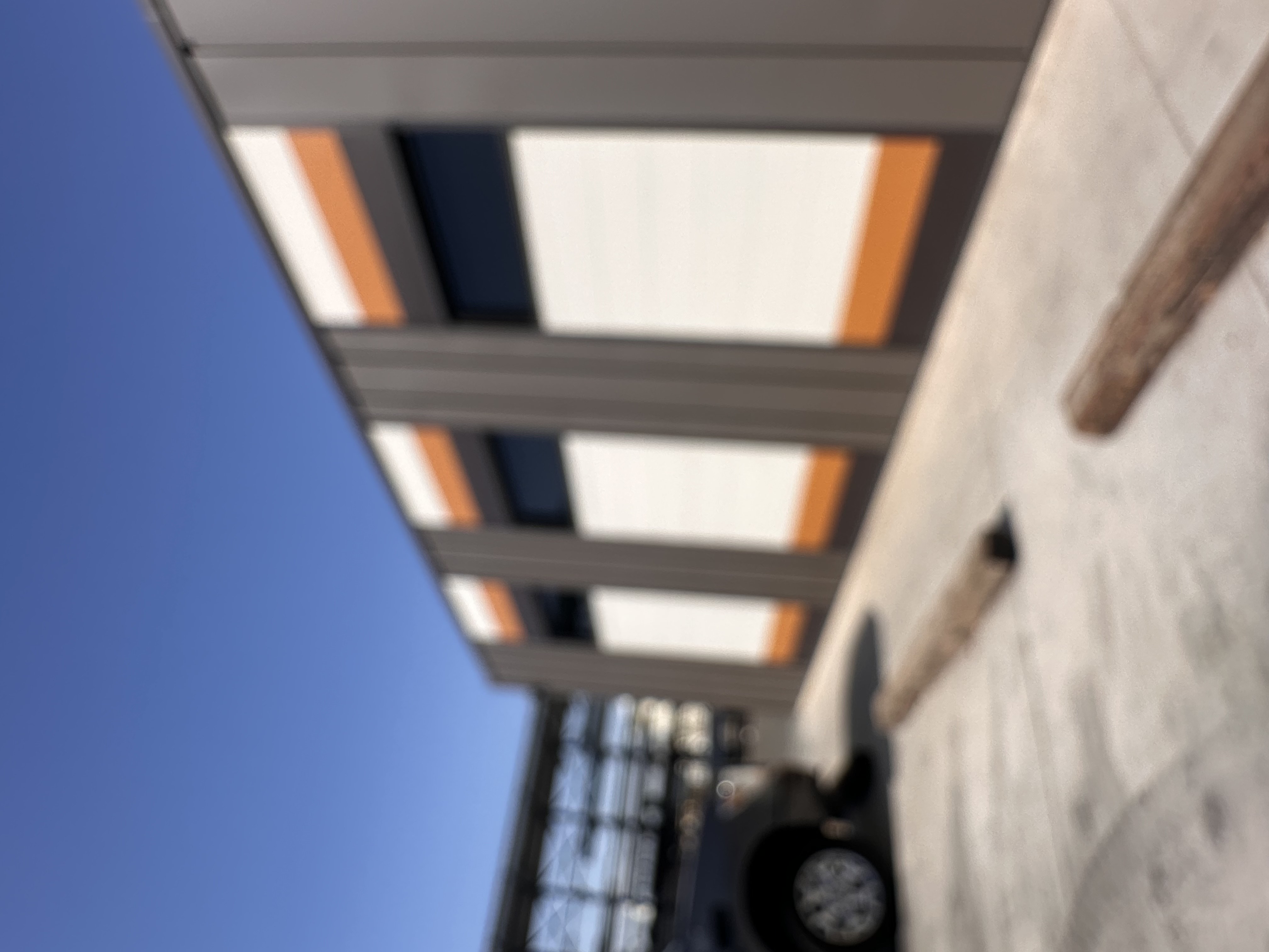 Custom patio shade structure